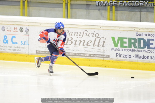 2015-04-12 Torneo di Pinzolo 3734 Aosta-Hockey Milano Rossoblu U12 Simone Battelli